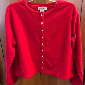 Eddie Bauer Microfleece cardigan